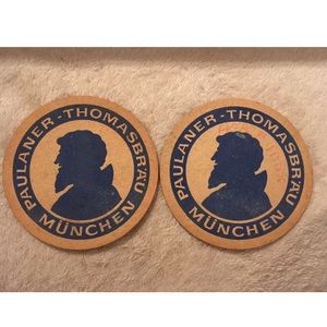 MCM 50s 60s Fiber West Germany Bar Coaster Vintage